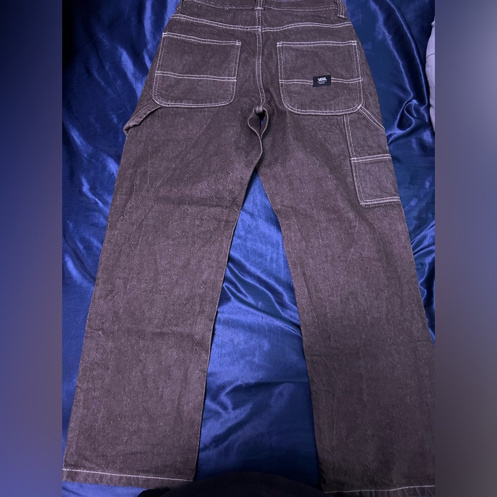 brown vans pants